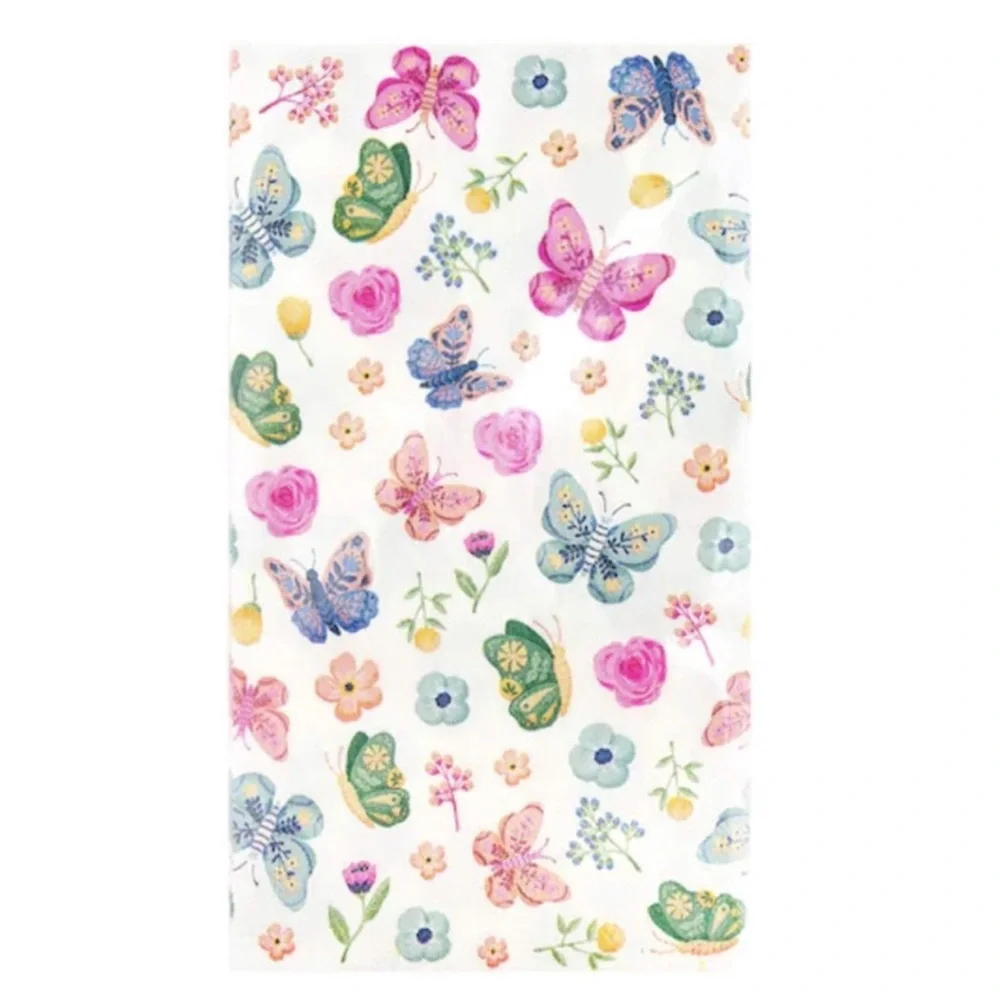 Celebrate It Floral Butterfly Guest Towels Paper Napkins, 24ct